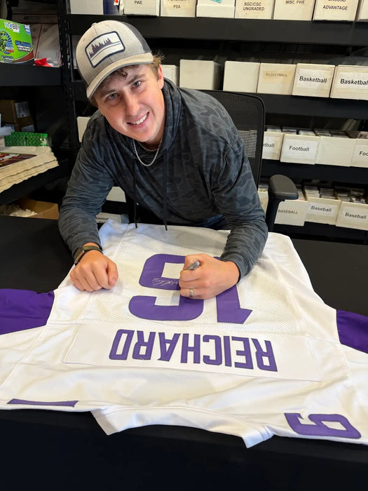 Will Reichard Signed White Player Football Jersey
