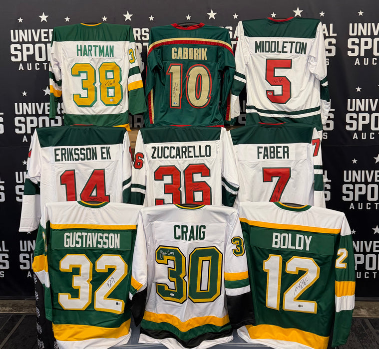 Signed Minnesota Hockey Jersey Mystery Box - Black Friday