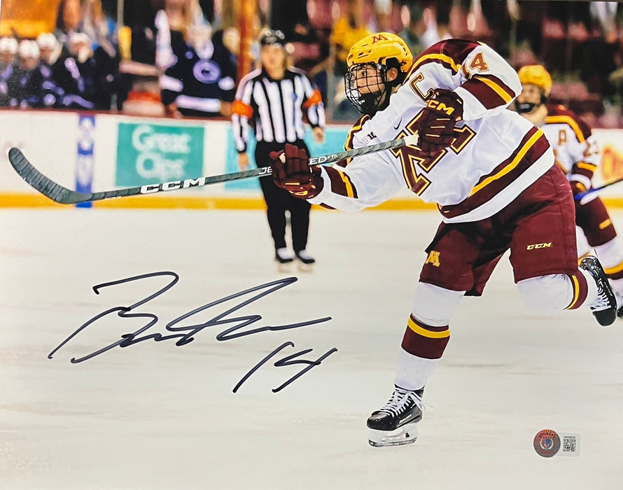 Brock Faber 'College' Signed 11x14 Photo #3
