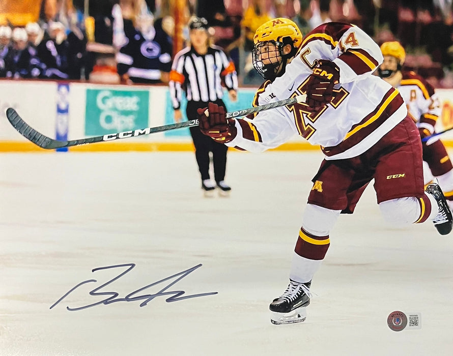 Brock Faber 'College' Signed 11x14 Photo #7