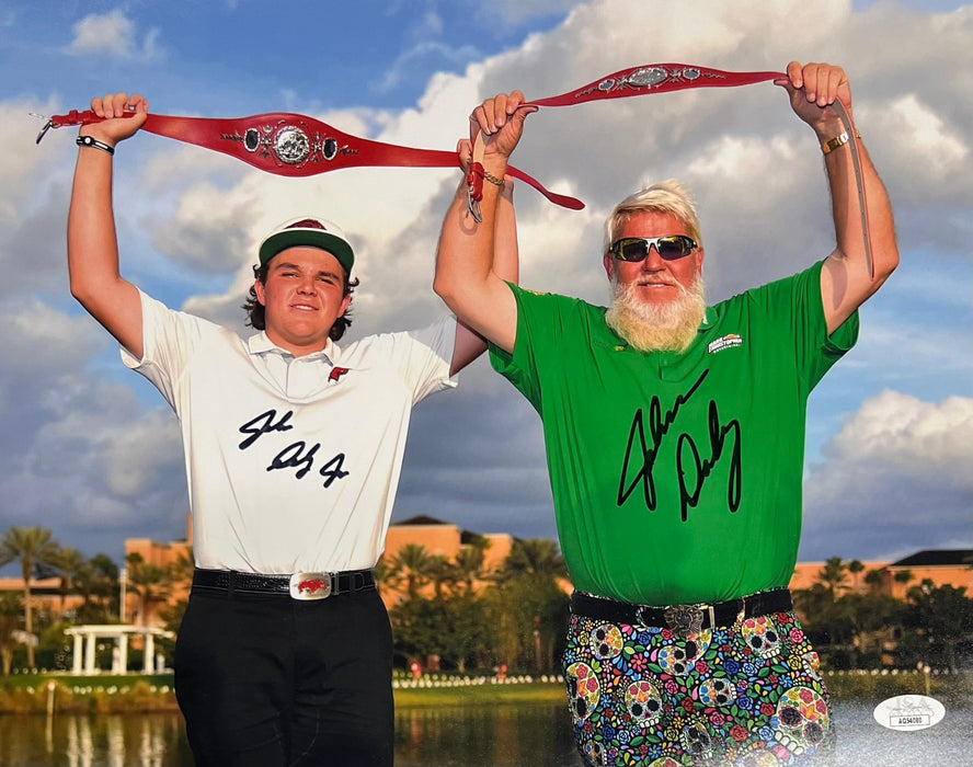 John Daly & John Daly II Signed 11x14 Photo