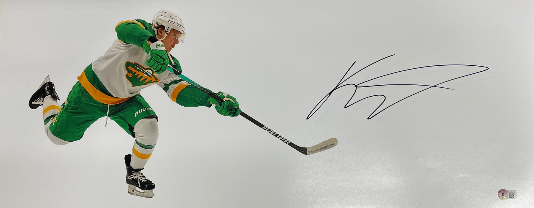 Kirill Kaprizov Signed 12x30 Panorama #2