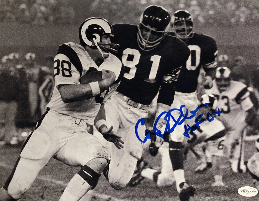 Carl Eller Autographed Black & White Pursuit 11x14 Photo