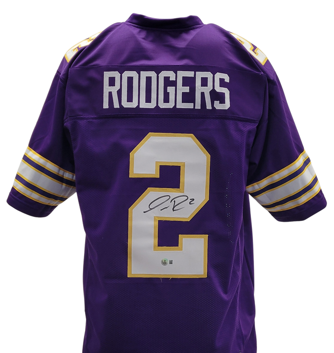 Isaiah Rodgers Signed Throwback Player Football Jersey