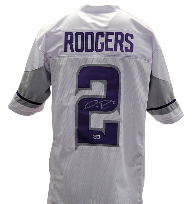 Isaiah Rodgers Signed White Out Player Football Jersey