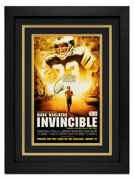Vince Papale Signed & Professionally Framed 11x17 Movie Poster