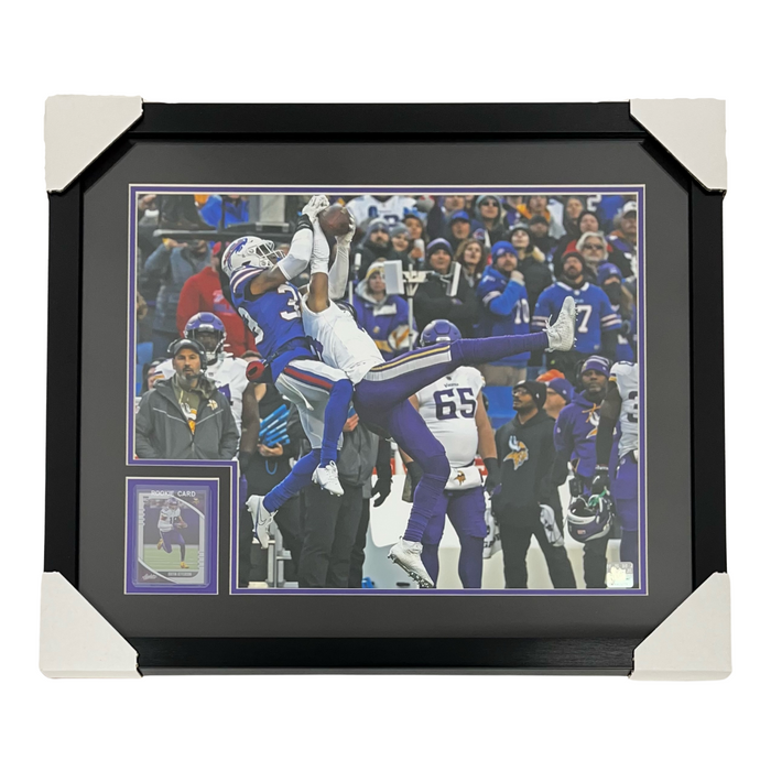 Justin Jefferson Professionally Framed 16x20 Rookie Card Display