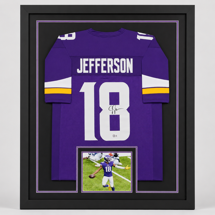 Professional Framing For Any Jersey w/ Photo