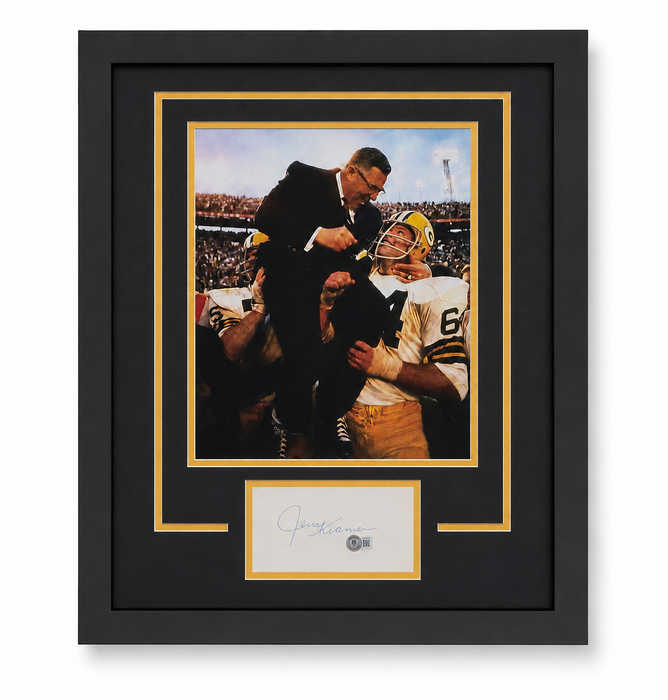 Jerry Kramer Autographed Cut & Professionally Framed 11x14 Photo