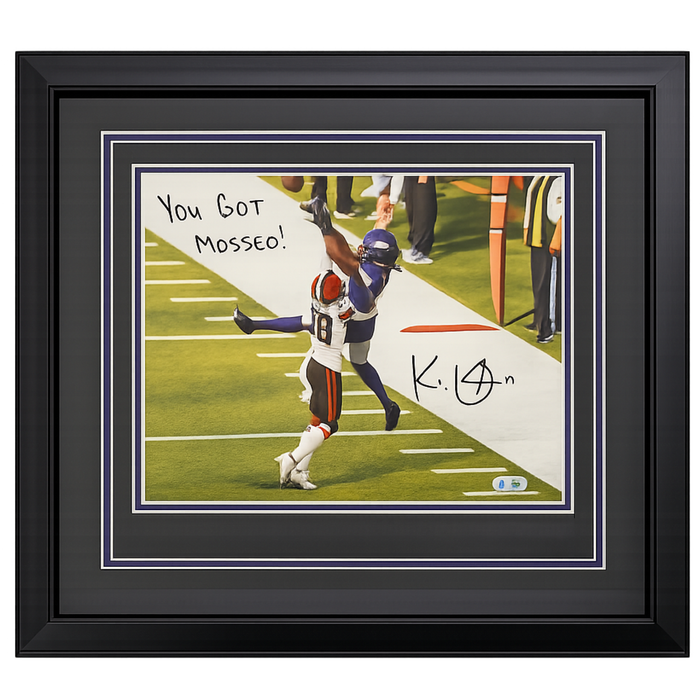 KJ Osborn Signed & Professionally Framed 11x14 #3 Photo w/ 'You Got Mossed!!'