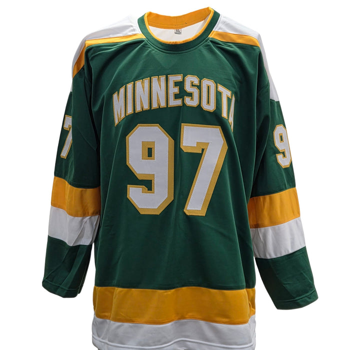 Kirill Kaprizov Signed Player Green Retro Hockey Jersey