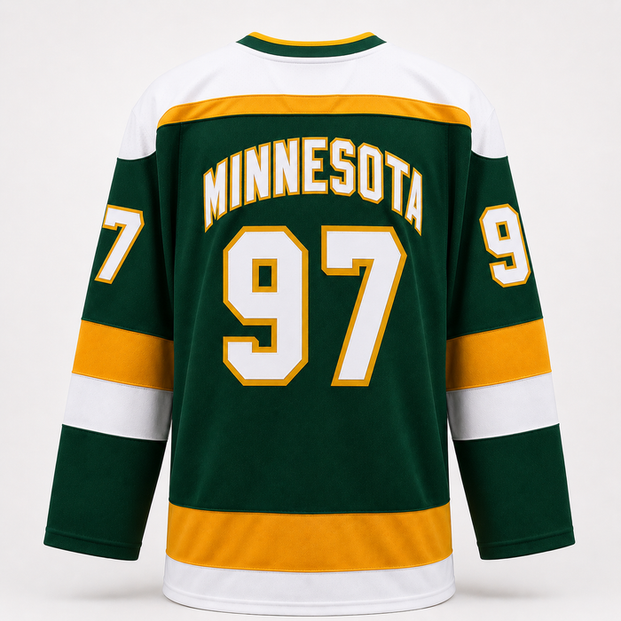 Kirill Kaprizov Signed Green Retro Player Hockey Jersey