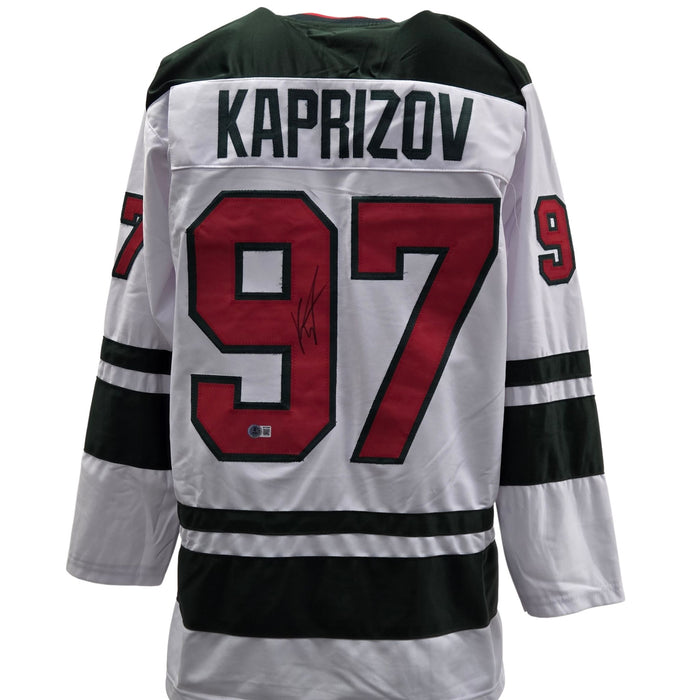 Kirill Kaprizov Signed Player White Hockey Jersey