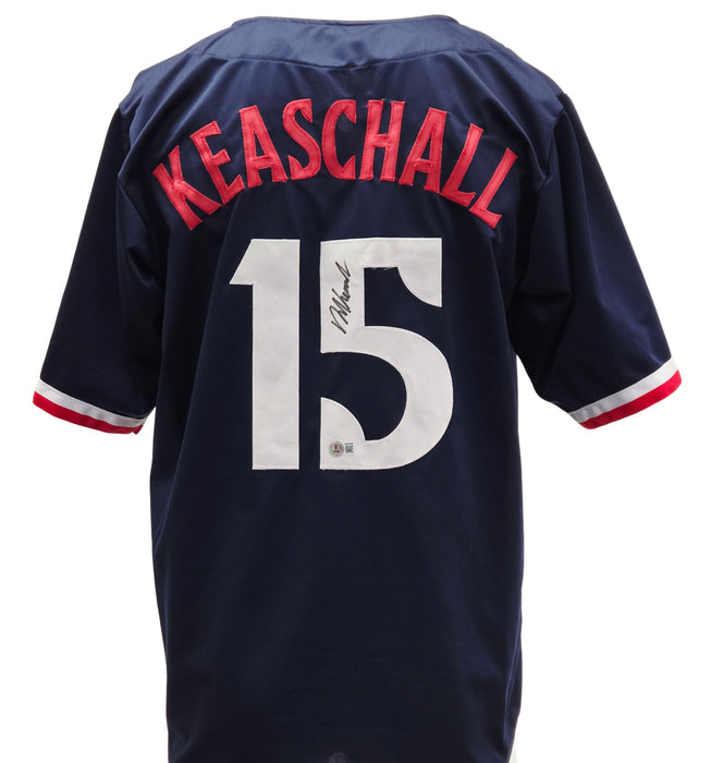 Luke Keaschall Signed Player Navy Baseball Jersey