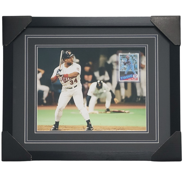 Kirby Puckett #2 Professionally Framed 11x14 Rookie Card Display