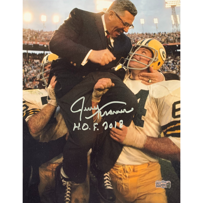 Jerry Kramer Signed 16x20 Photo w/ 'HOF 2018'