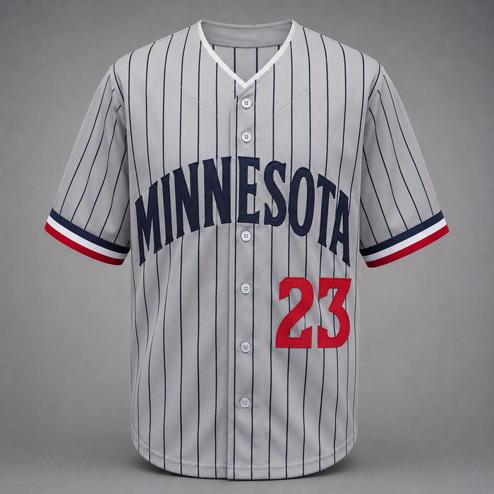 Royce Lewis Signed Pinstripe Player Baseball Jersey