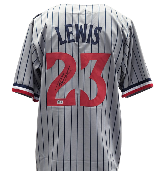 Royce Lewis Signed Player Pinstripe Baseball Jersey