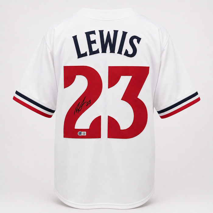 Royce Lewis Signed Player White Baseball Jersey