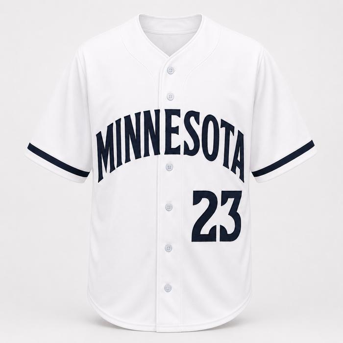 Royce Lewis Signed White & Navy Player Baseball Jersey