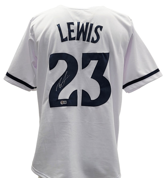 Royce Lewis Signed Player White & Navy Baseball Jersey