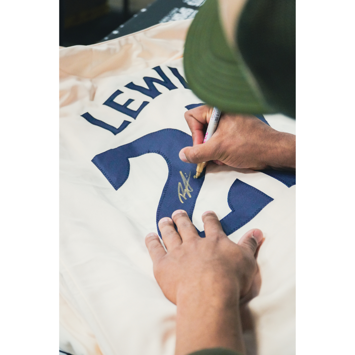 Royce Lewis Signed Custom Cream Baseball Jersey