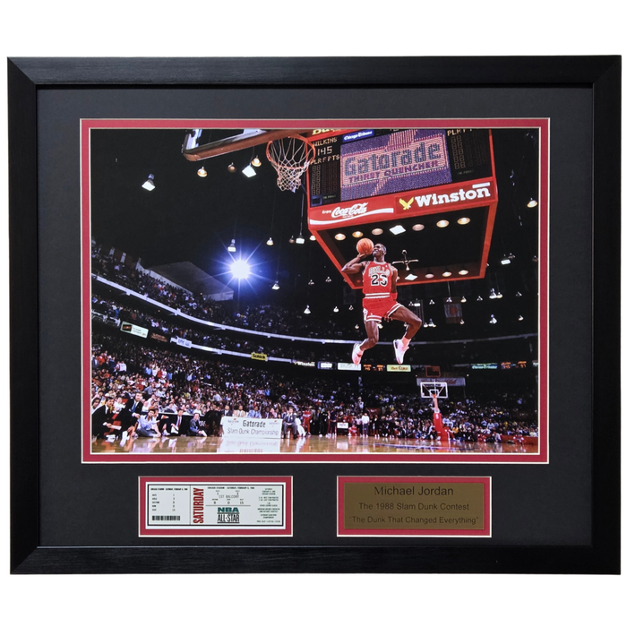 Michael Jordan Professionally Framed 16x20 Display