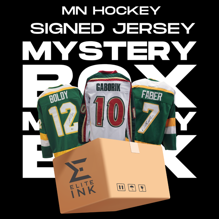 Signed Minnesota Hockey Jersey Mystery Box