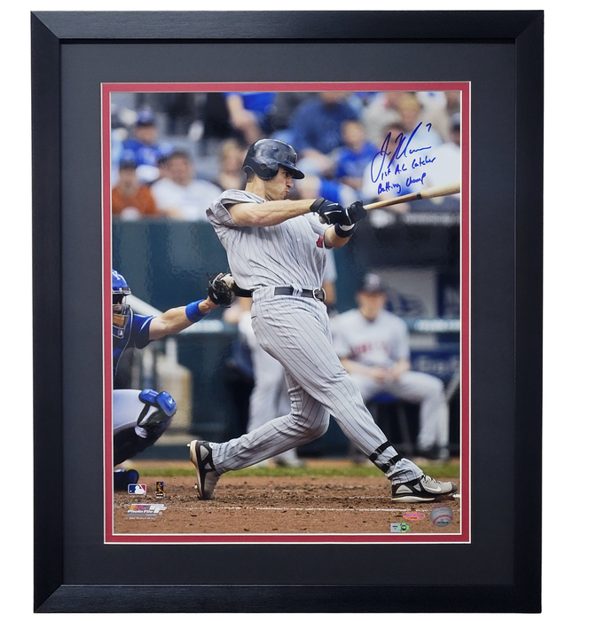 Joe Mauer Signed & Professionally Framed 16x20 Photo #5
