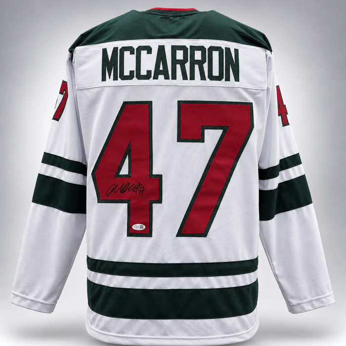 Michael McCarron Signed White Player Hockey Jersey