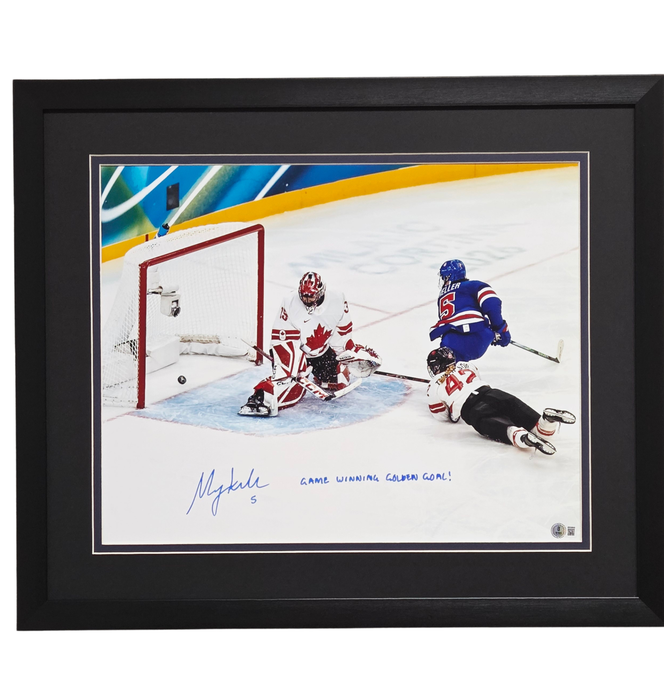 Megan Keller Signed 16x20 & Professionally Framed Photo w/ 'Game Winning Goal' Inscription