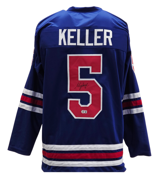 Megan Keller Signed Player Blue USA Hockey Jersey