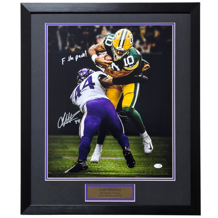 Josh Metellus Signed & Professionally Framed 16x20 Photo #1