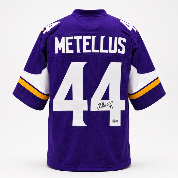 Josh Metellus Signed Player Purple Football Jersey