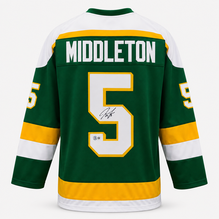 Jake Middleton Signed Player Green Retro Hockey Jersey
