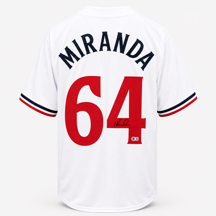 Jose Miranda Signed Player White Baseball Jersey