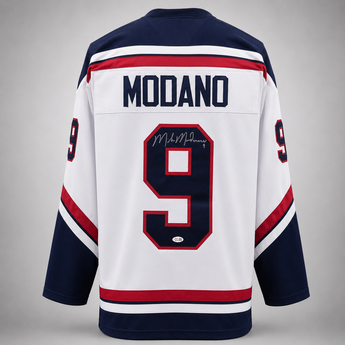 Mike Modano Signed USA Player Hockey Jersey
