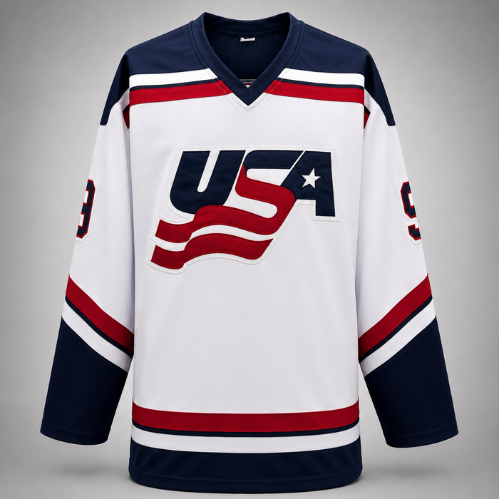 Mike Modano Signed USA Player Hockey Jersey