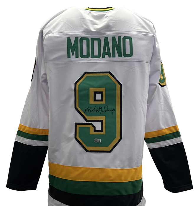 Mike Modano Signed White Player Hockey Jersey