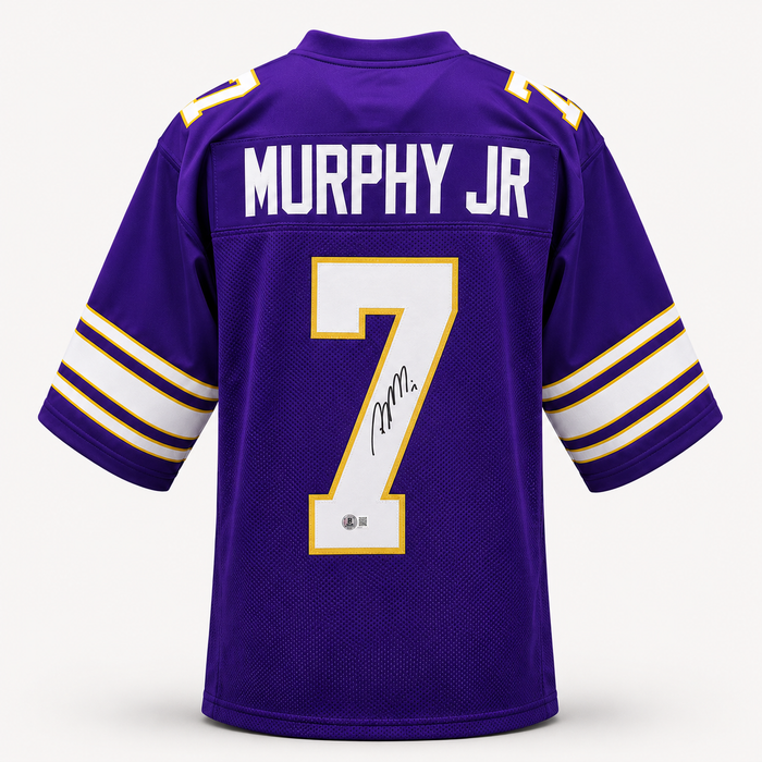 Byron Murphy Jr. Signed Throwback Player Football Jersey