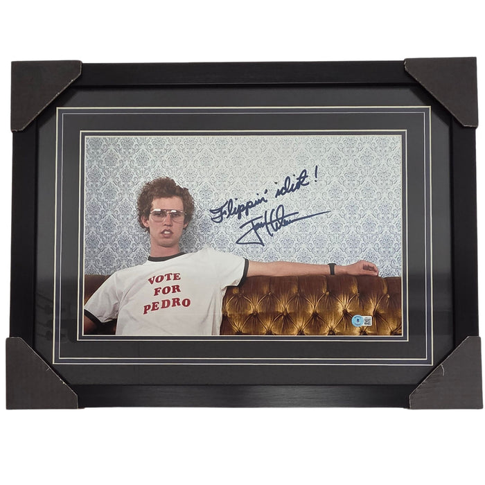 Napoleon Dynamite Signed & Professionally Framed 11x17 Photo w/ Inscription 'Flippin Idiot'