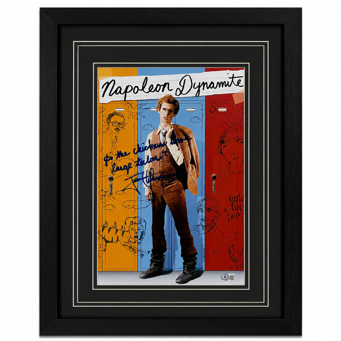 Napoleon Dynamite Poster #2 Signed & Professionally Framed 11x17 Photo w/ Inscription