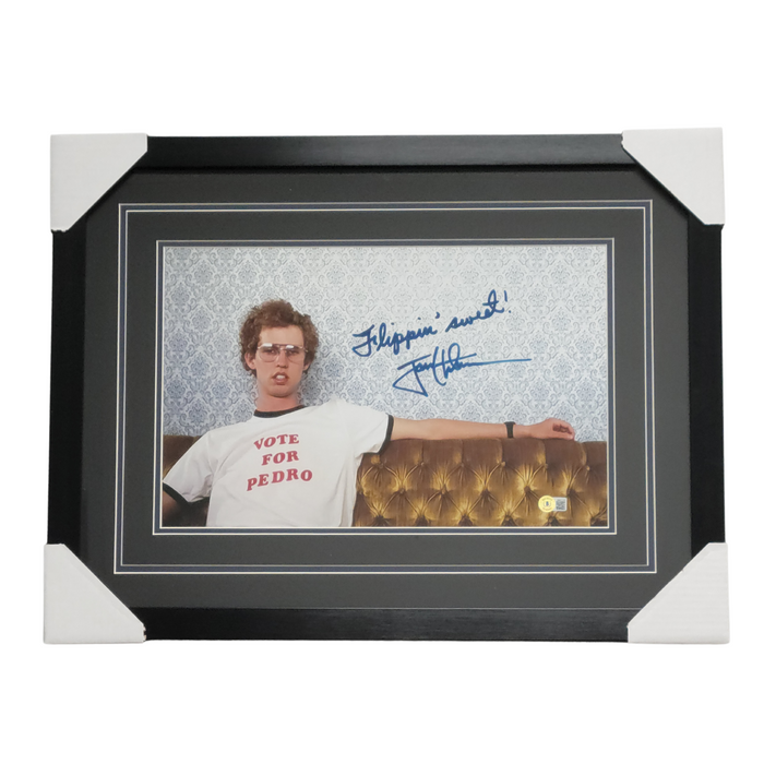 Napoleon Dynamite,#3, Signed & Professionally Framed 11x17. Couch w/ Inscription