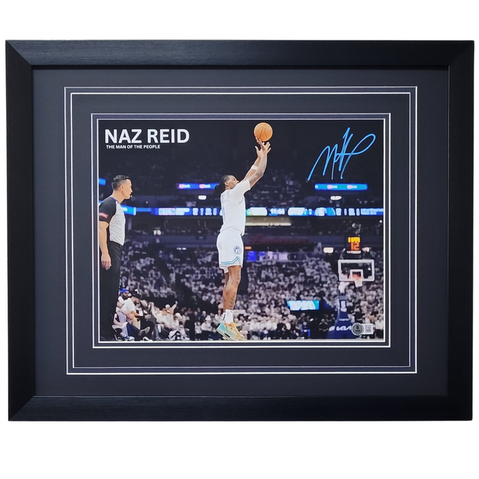 Naz Reid Signed & Professionally Framed 11x14 Photo