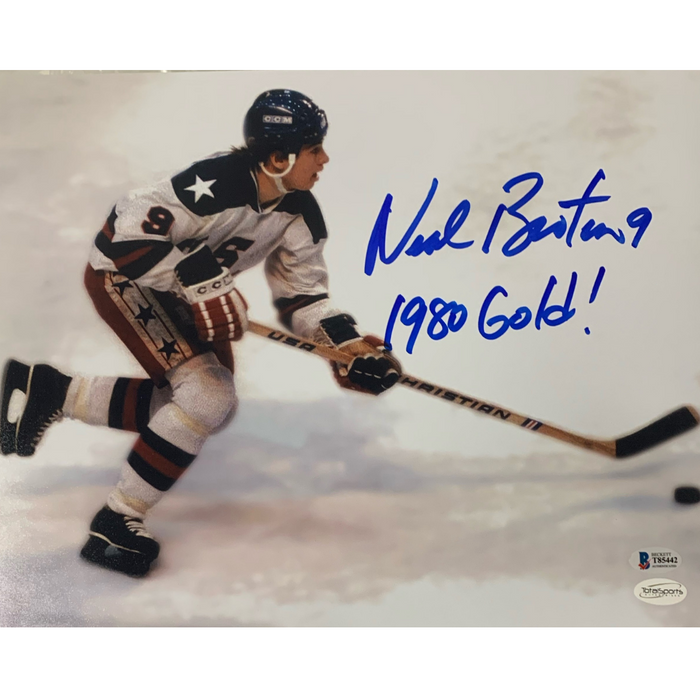 Neal Broten Signed '1980 Gold!' 11x14 Photo