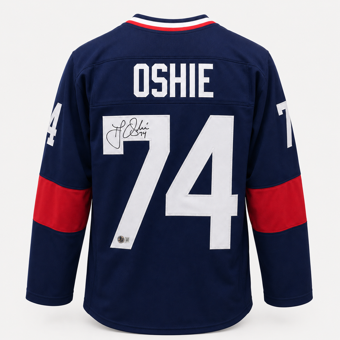 TJ Oshie Signed Player USA Hockey Jersey