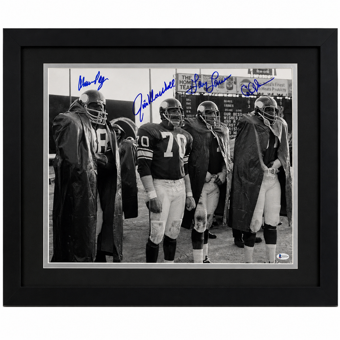 Purple People Eaters Signed & Professionally Framed 16x20 Photo #1