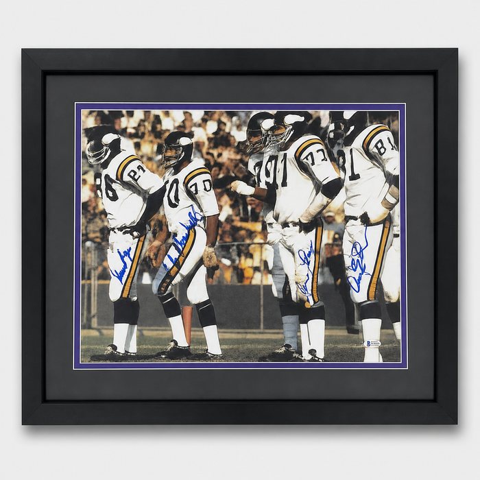 Purple People Eaters Signed & Professionally Framed 16x20 Photo #2