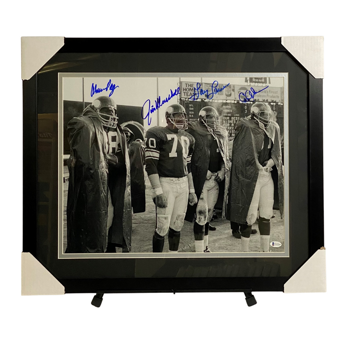 Purple People Eaters,#1, B&W Signed & Professionally Framed 16x20 Photo