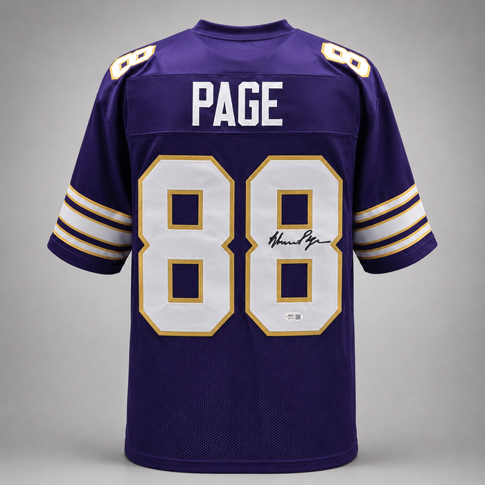 Alan Page Signed Purple Player Football Jersey